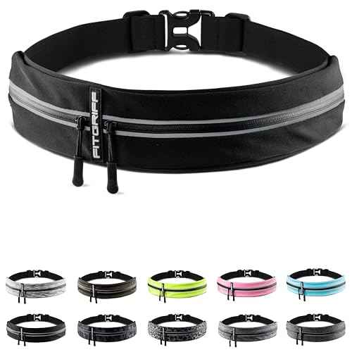 Fitgriff¢ç Running Belt for Men & Women - Secure Jogging Pouch for Phone, Keys & Essentials - For All Cell Phones