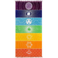 Printed Bath Towel Tassel Colorful Yoga Mat
