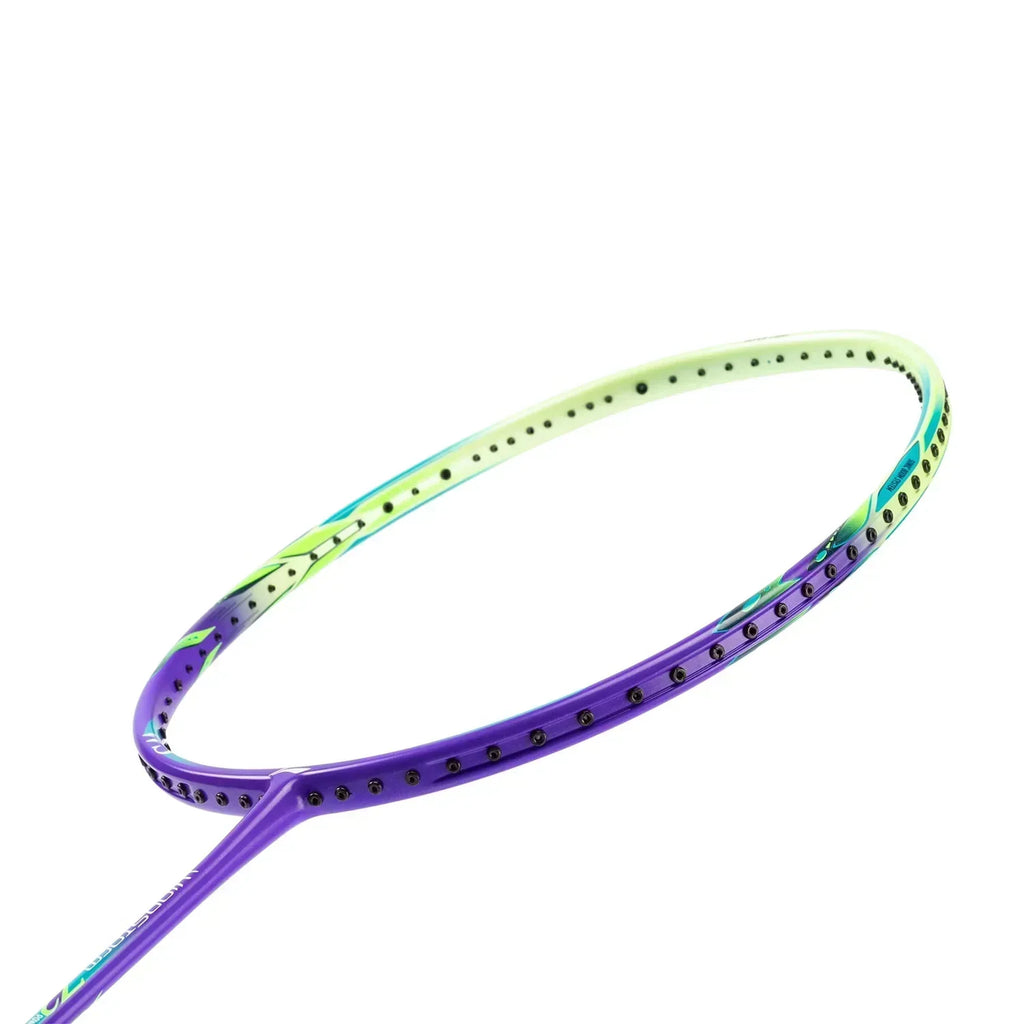 Li-Ning Windstorm 72 Power Purple and Green Racket - AYPU071-6