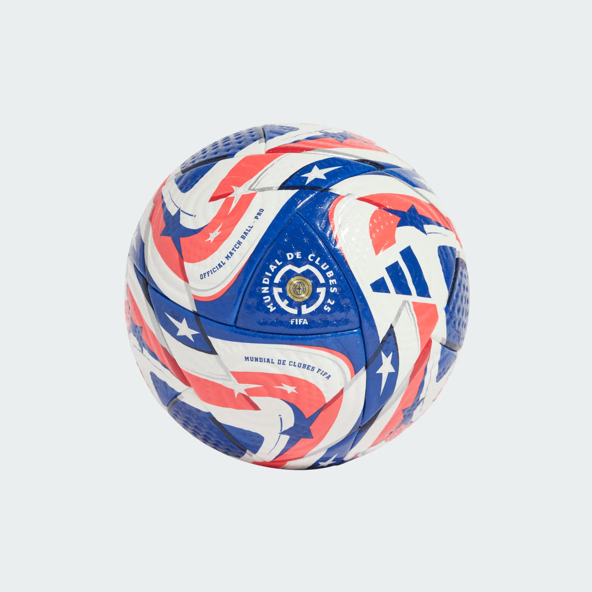 Adidas FCWC "Mundial de Clubes" Soccer Match Soccer Ball- White/Lucid Red