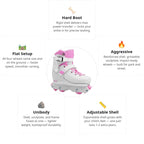 Flying Eagle Vireo Off Pink Kids Aggressive Skates
